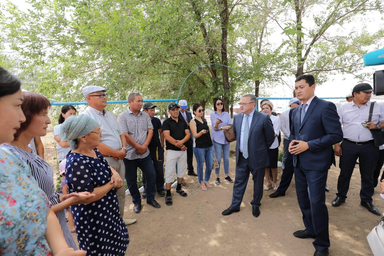 اقتوبە وبلىسىنىڭ اكىمى ايتەكە بي اۋدانىنا جۇمىس ساپارىمەن باردى