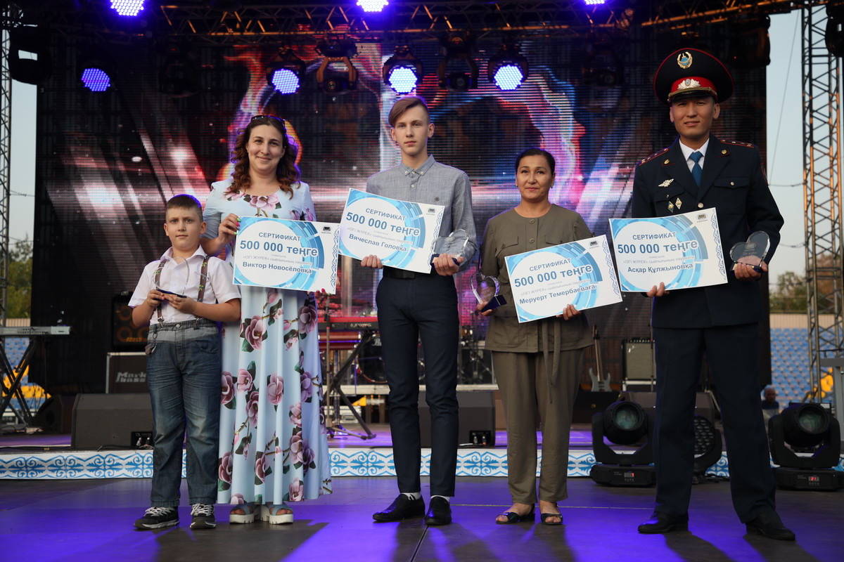 وسكەمەندە «ىزگى جۇرەك» سىيلىعى تاپسىرىلدى