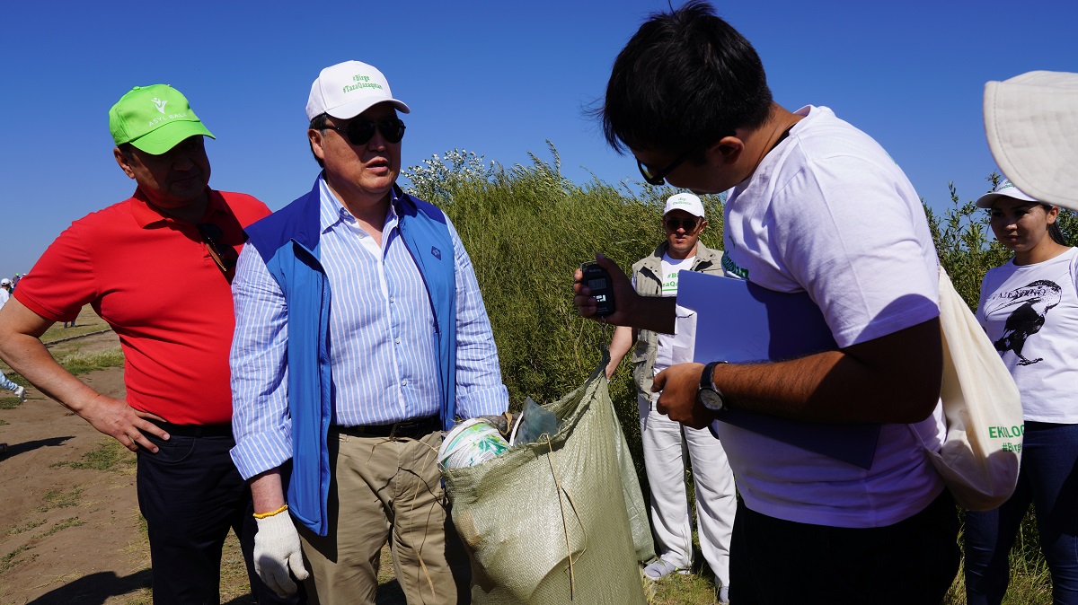 اسقار مامين «بىرگە – تازا قازاقستان» ەكولوگيالىق اكتسياسىنا قاتىستى