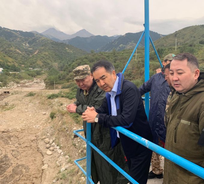 الماتى اكىمى باقىتجان ساعىنتاەۆ سەل قاۋپى تونگەن اۋماققا باردى