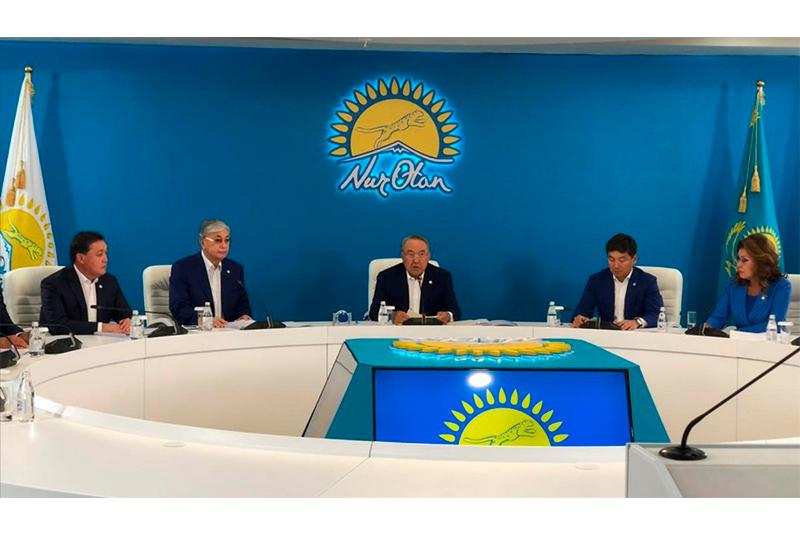 «Nur Otan» پارتياسى ساياسي كەڭەسى بيۋروسىنىڭ وتىرىسى باستالدى