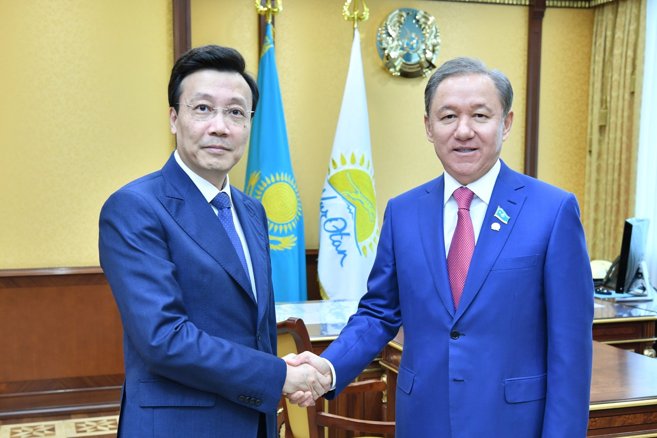 ن.نىعماتۋلين قىتاي ەلىنىڭ قازاقستانداعى ەلشىسى چجان سياونى قابىلدادى