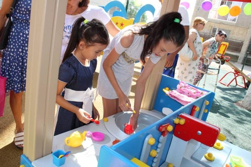 بالقاشتا ەرەكشە بالالارعا ارنالعان ويىن الاڭى اشىلدى