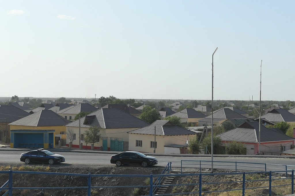 ارىس قالاسىندا جەتى سەكتور قۇرىلىس جۇمىستارىن اياقتادى