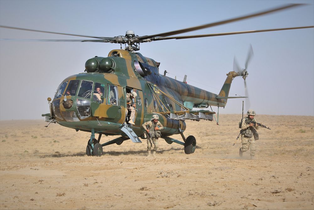 ماڭعىستاۋدا جاۋىنگەرلىك اۆياتسيانىڭ قاتىسۋىمەن وقۋ-جاتتىعۋلار ءوتىپ جاتىر