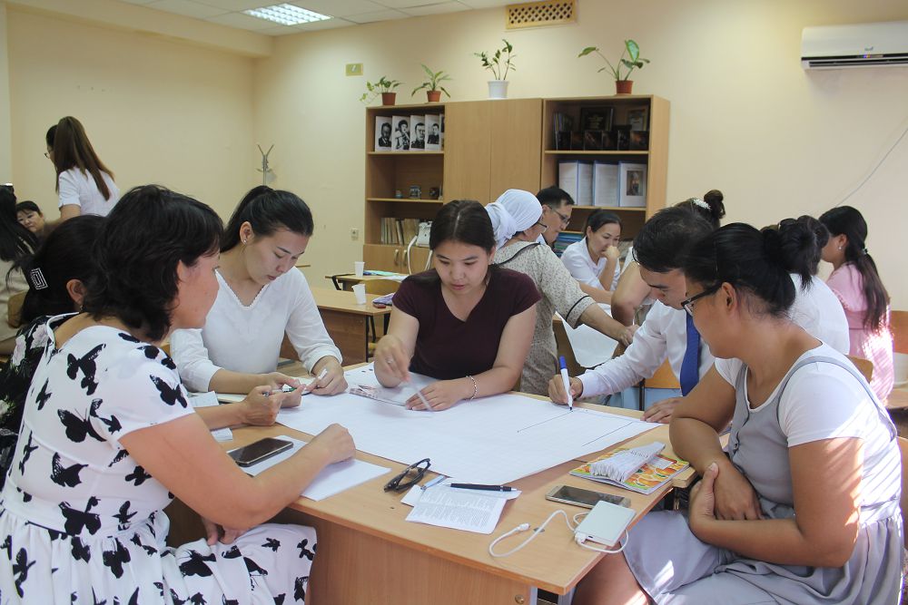 ماڭعىستاۋدا 100-گە جۋىق ۇستاز «كاسىپكەرلىك نەگىزدەرى» ءپانىنىڭ ادىستەمەسىن ۇيرەندى