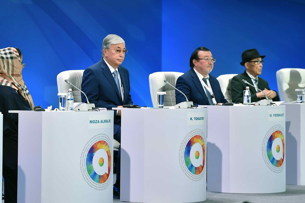 قاسىم-جومارت توقاەۆتىڭ ازيا قالامگەرلەرىنىڭ ءى فورۋمىندا سويلەگەن ءسوزى