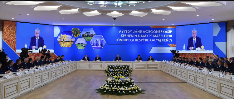 مەملەكەت باسشىسى اۋىلدى جانە اگروونەركاسىپ كەشەنىن دامىتۋ ماسەلەلەرى جونىندە كەڭەس وتكىزدى