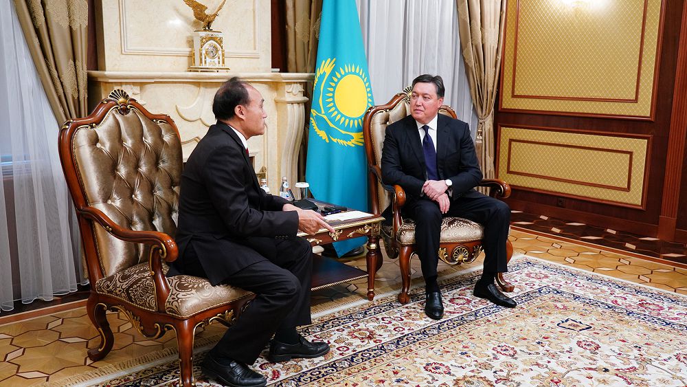 اسقار مامين تمد ەلدەرىنىڭ بايلانىس مينيسترلەرىمەن كەزدەستى