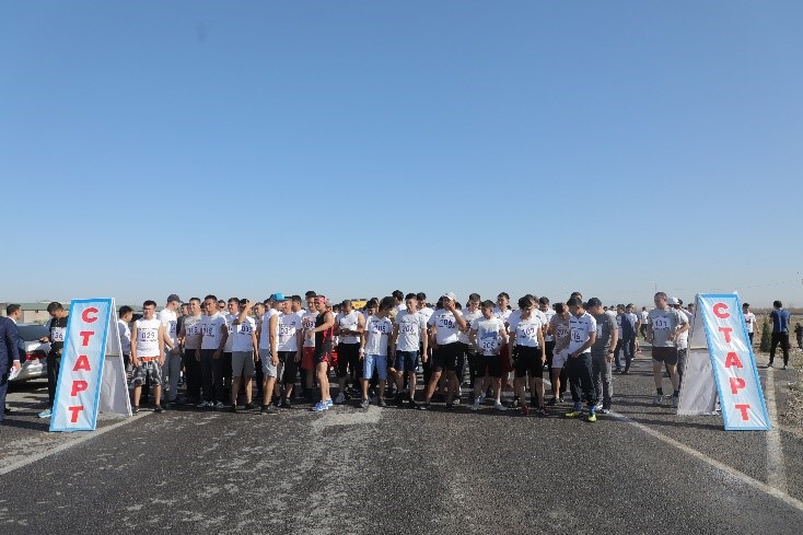 تۇركىستاندا «كۇزگى مارافون» قايىرىمدىلىق شاراسى ءوتتى