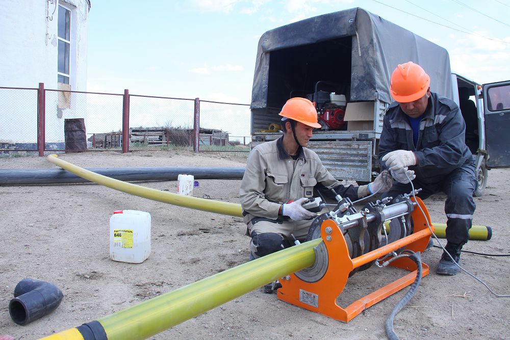 جەزقازعاندا ىشكى گاز جەلىلەرى تارتىلۋدا