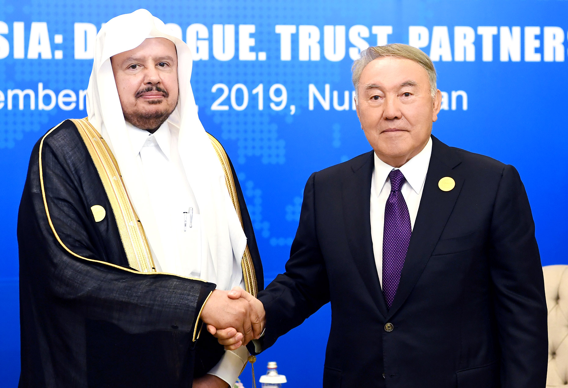 ەلباسى ساۋد ارابياسى كورولدىگىنىڭ اش-شۋرا مەدجليسىنىڭ سپيكەرىمەن كەزدەستى