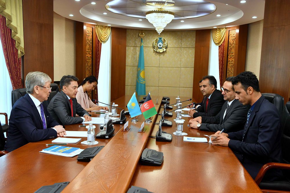 سەنات توراعاسىنىڭ ورىنباسارى اۋعانستان پارلامەنتى جوعارعى پالاتاسىنىڭ ۆيتسە-سپيكەرىمەن كەزدەستى