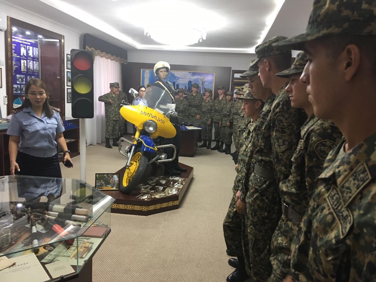 اقتاۋدا ساربازدار ساقشىلارعا قوناققا كەلدى