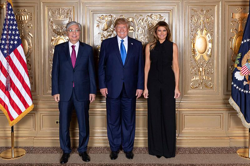 قاسىم-جومارت توقاەۆ اقش پرەزيدەنتى دونالد ترامپپەن كەزدەستى