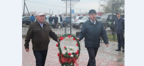 بوكەي ورداسىندا ۇوس جاۋىنگەرلەرى جەرلەندى