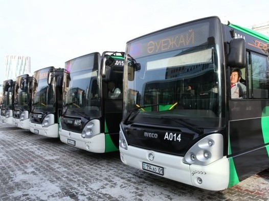 ەلوردانىڭ اۆتوپاركى 100 جاڭا اۆتوبۋسپەن تولىعادى