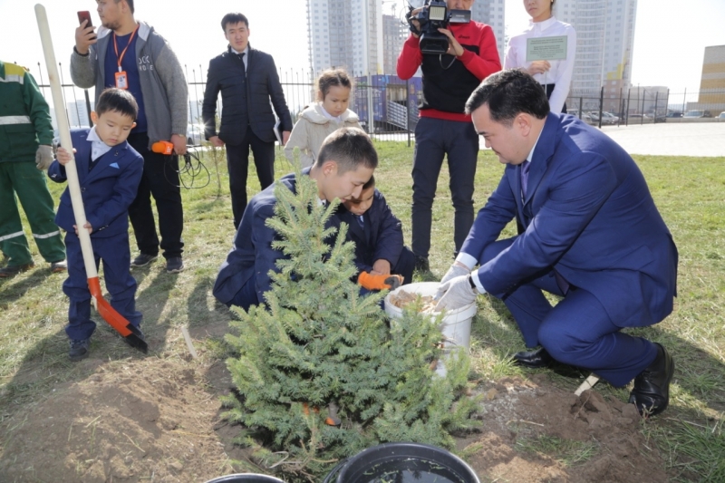 قاراعاندى مەكتەپتەرىندە «ەكوساعات» اكتسياسى ءوتتى