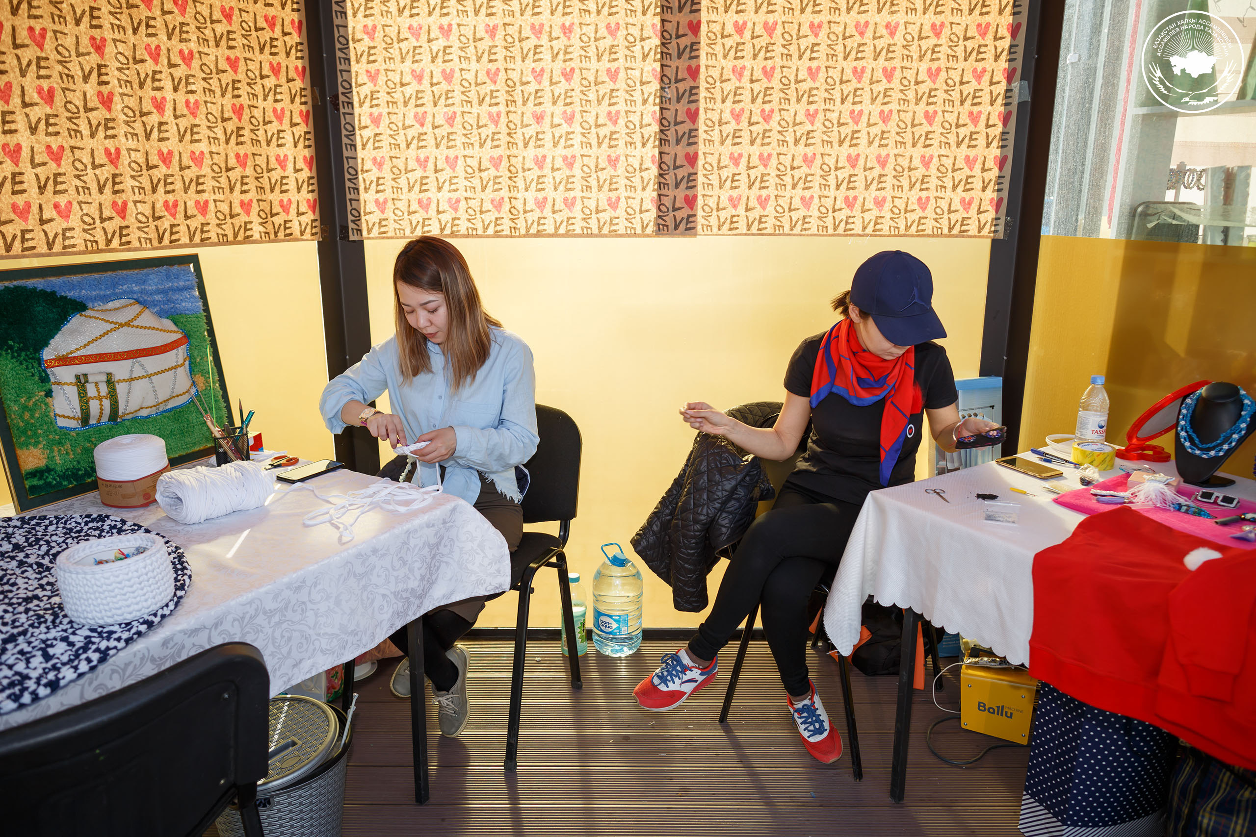 الماتىدا ورتالىق ازيا قولونەر شەبەرلەرى باس  قوسادى