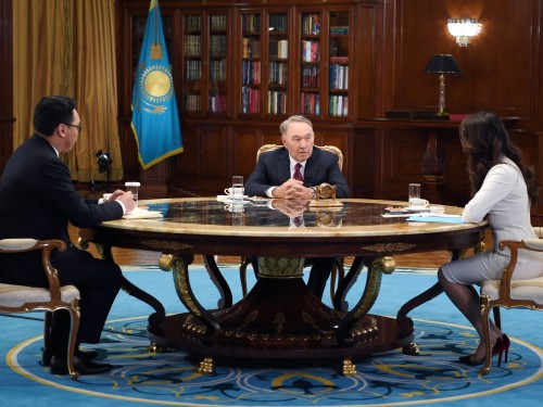 ەلباسى «حابار» تەلەارناسىنا سۇحبات بەردى