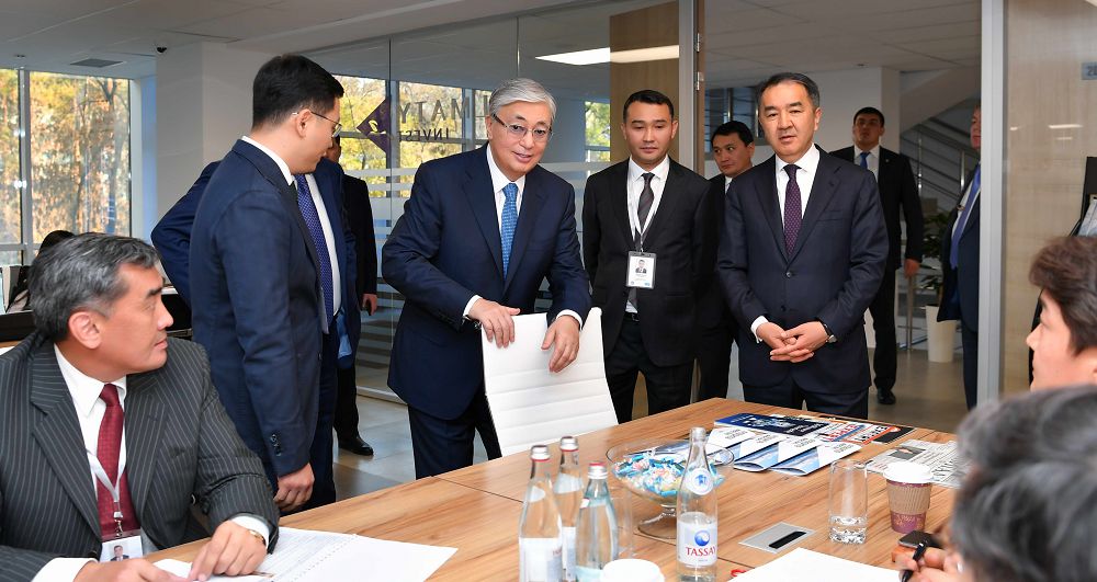 قازاقستان پرەزيدەنتى «ينۆەستيتسيا ۇيىنە» باردى