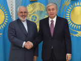 قازاقستان پرەزيدەنتى يراننىڭ سىرتقى ىستەر ءمينيسترىن قابىلدادى