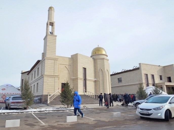 قاراعاندى وبلىسىندا جاڭا مەشىت پايدالانۋعا بەرىلدى