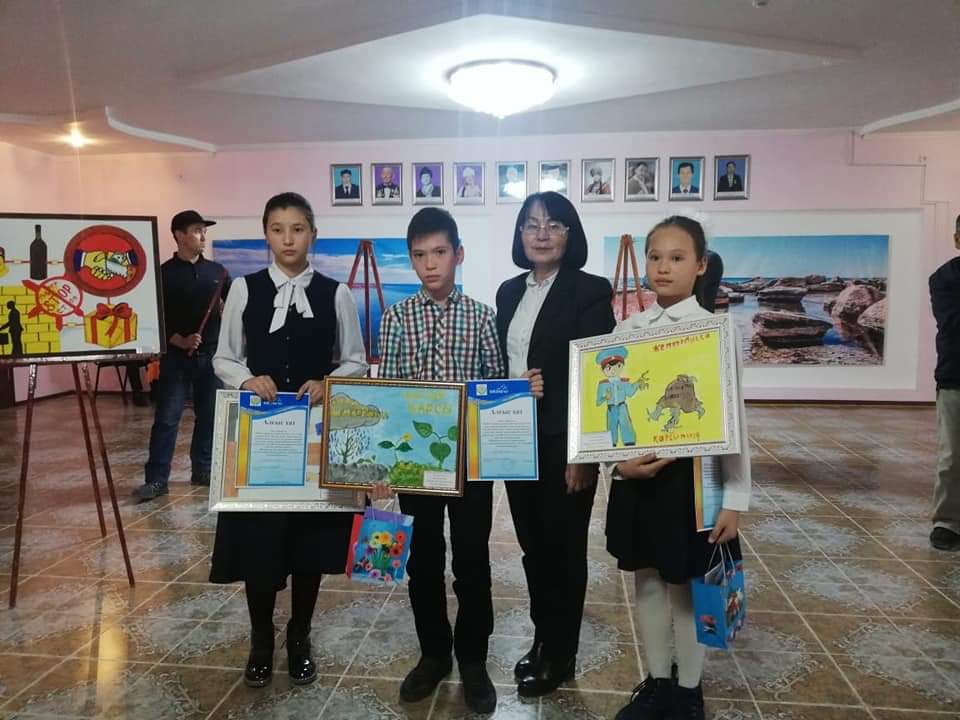 قۇرىقتا جەمقورلىققا قارسى سۋرەت بايقاۋى ءوتتى