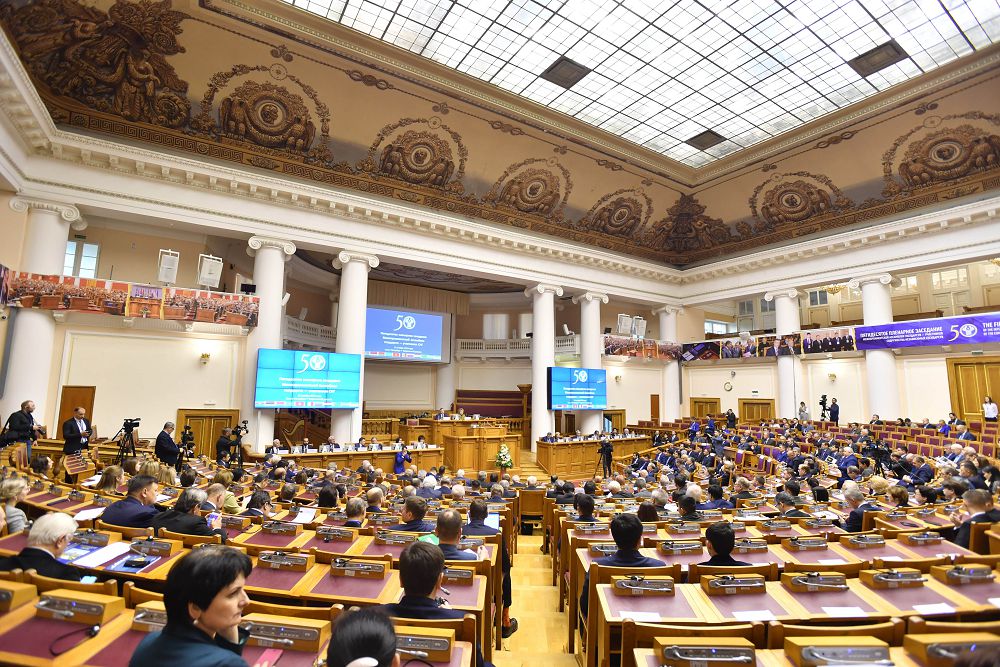 سەناتورلار تمد پارلامەنتارالىق اسسامبلەياسىنىڭ مەرەيتويلىق وتىرىسىنا قاتىستى