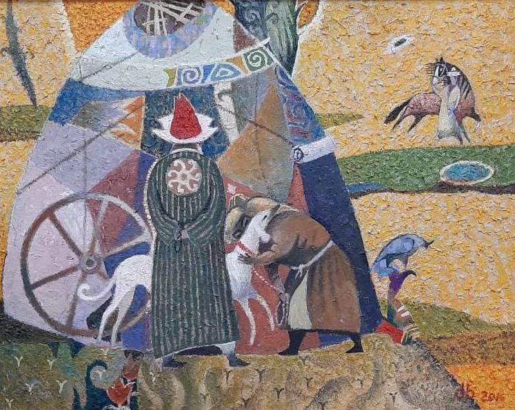 الماتىلىق جاس سۋرەتشىلەر جاستار جىلىنا تارتۋ جاسادى