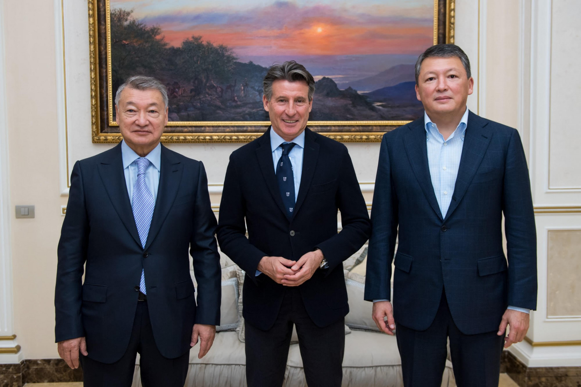 تيمۋر ق ۇلىباەۆ World Athletics باسشىسىمەن كەزدەستى