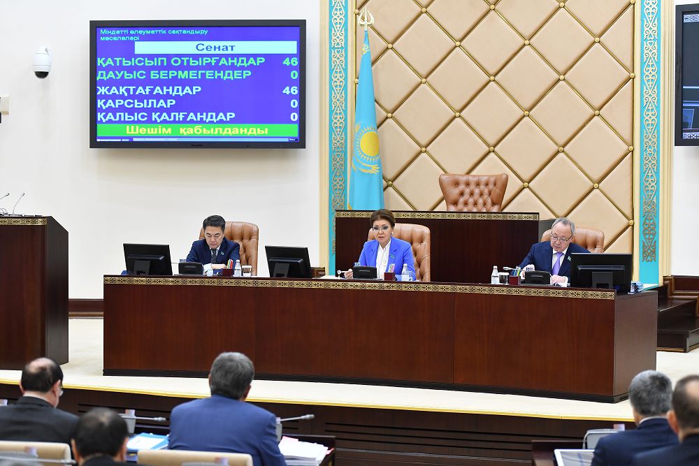 سەناتتا «بايقوڭىر» كەشەنىن جالعا بەرۋ شارتىنا وزگەرىستەر ەنگىزۋ ماسەلەلەرى قارالدى
