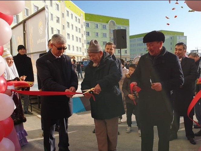 اقتاۋدا تۇرعىن ءۇي پايدالانۋعا بەرىلدى