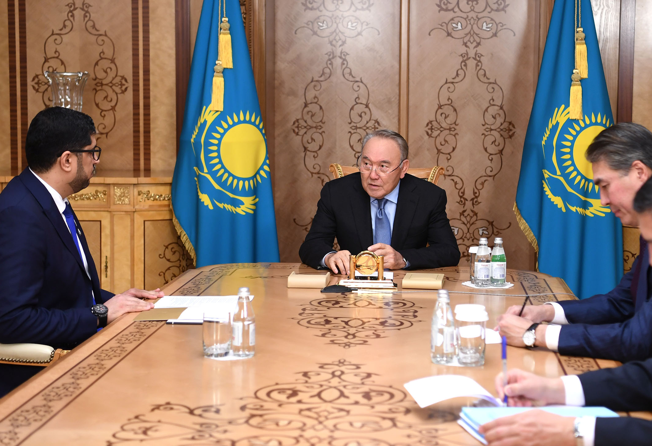 نۇرسۇلتان نازارباەۆ مۇحاممەد ءال-دجابەرمەن كەزدەستى