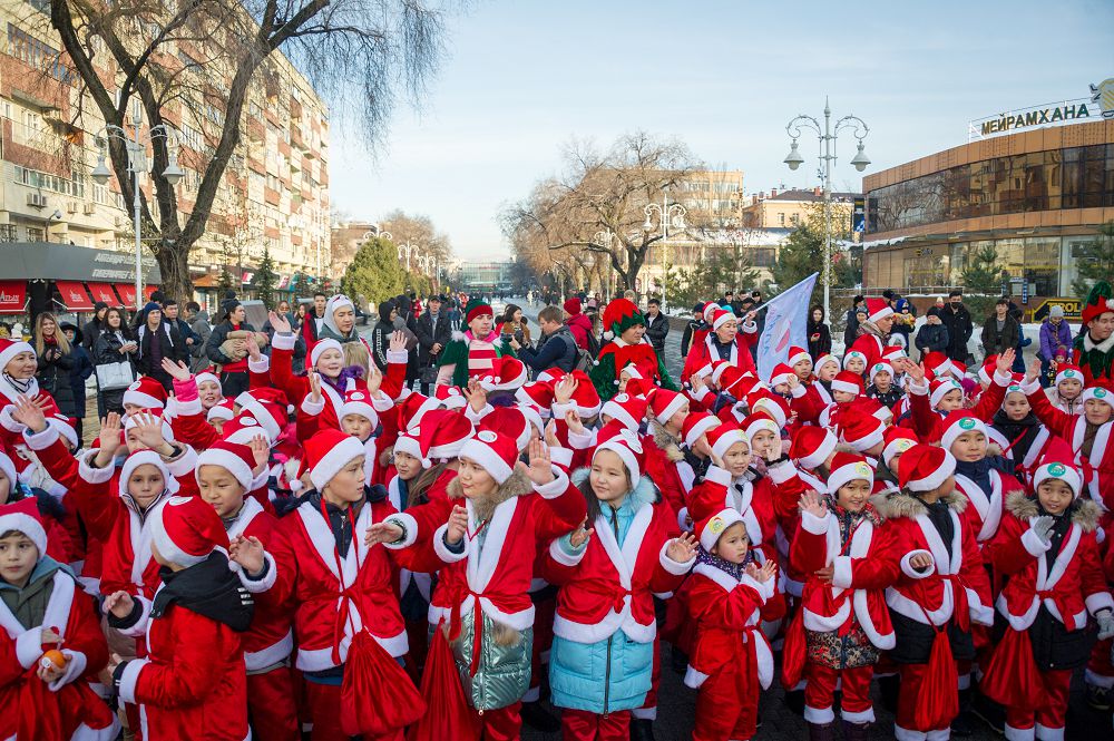الماتىدا العاش رەت اياز بالالاردىڭ شەرۋى ءوتتى