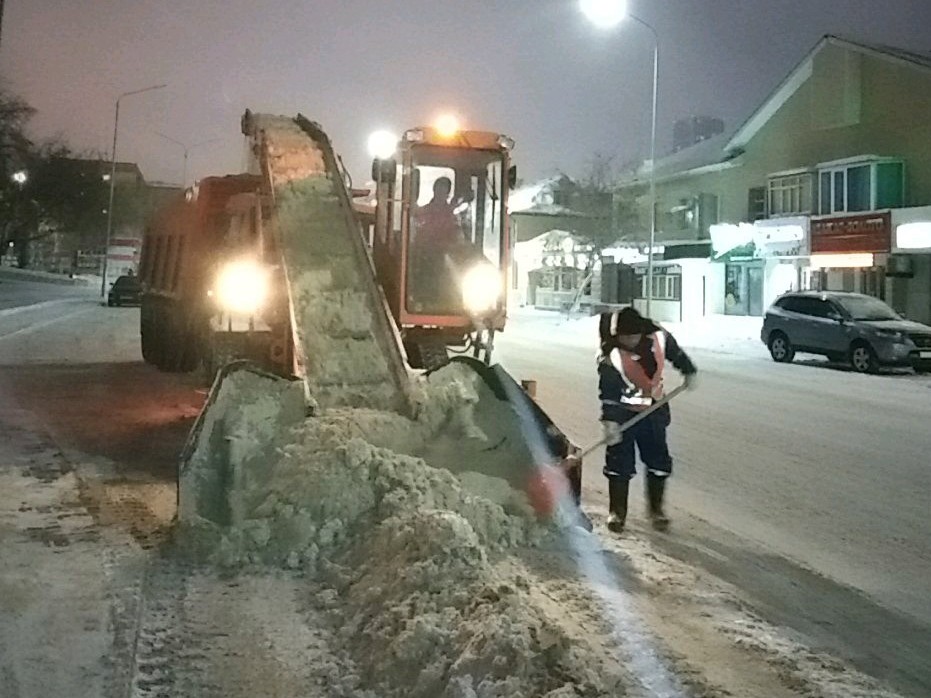 ەلوردادا قار تازالاۋعا 690-نان اسا تەحنيكا جۇمىلدىرىلدى