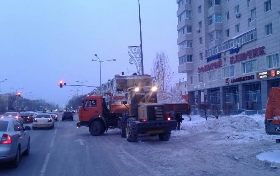 ەلوردادان 17 مىڭ تەكشە مەتردەن استام قار شىعارىلدى