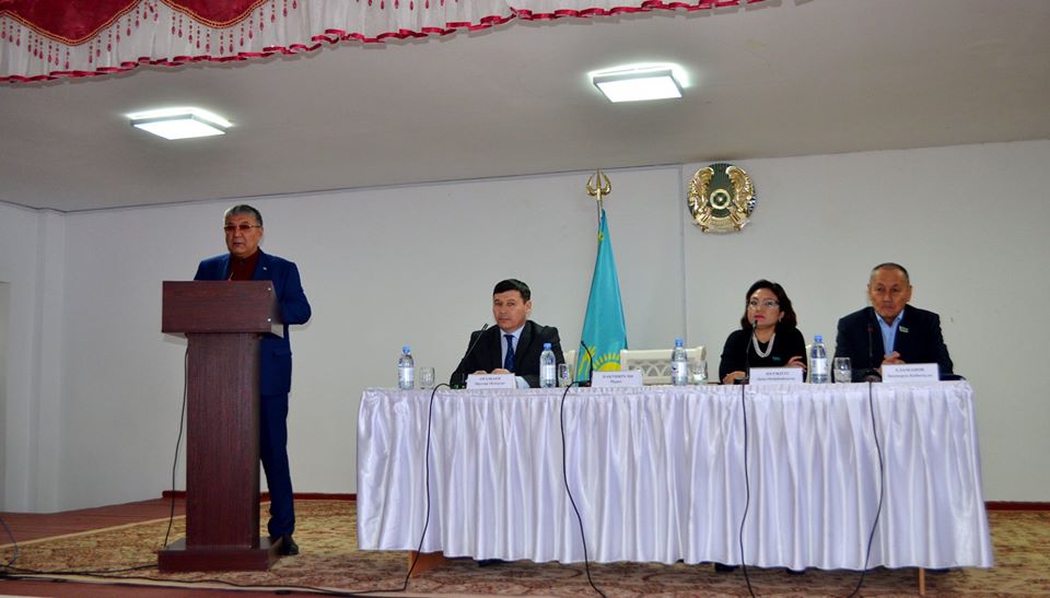 سەنات دەپۋتاتتارى اۋداندا بولدى