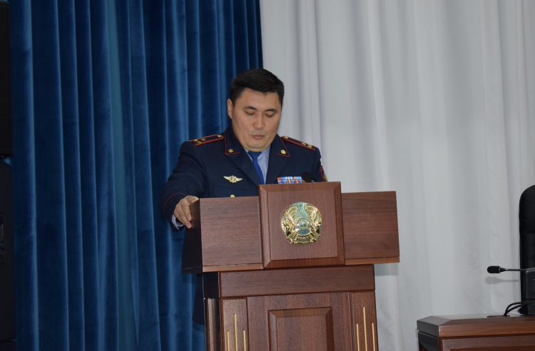 ماڭعىستاۋدىڭ باس پوليتسەيى جىلدىڭ قورىتىندى ەسەبىن بەردى