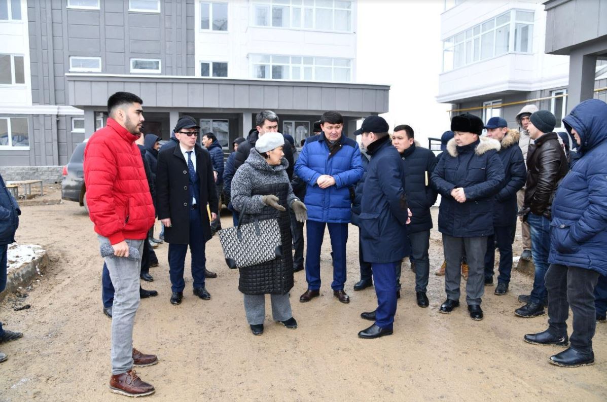 مۇرات ايتەنوۆ قۇرىلىس نىساندارىنىڭ ساپاسىن تەكسەردى