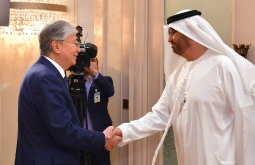 پرەزيدەنت «Abu Dhabi National Oil Company» كاسىپورنىنىڭ باس ديرەكتورىمەن كەزدەستى