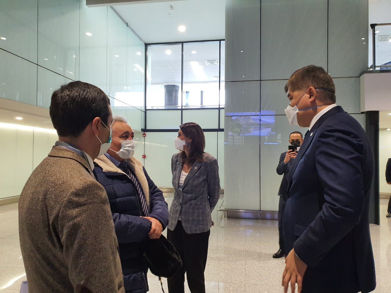 ە.ءبىرتانوۆ نازارباەۆ اۋەجايىندا ورنالاسقان سانيتارلىق كارانتيندىك پۋنكتكە باردى