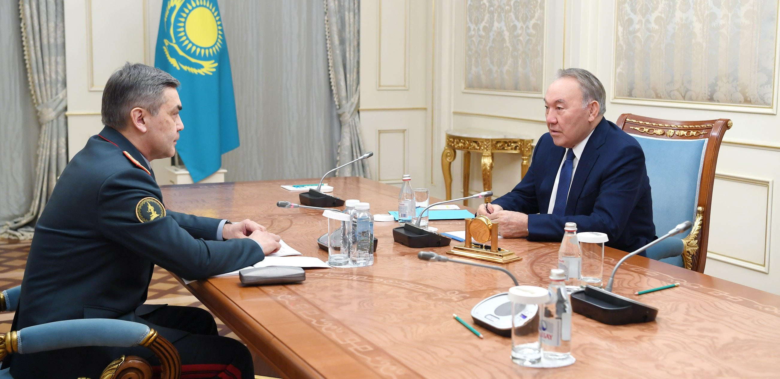 قاۋىپسىزدىك كەڭەسىنىڭ توراعاسى قورعانىس ءمينيسترىن قابىلدادى