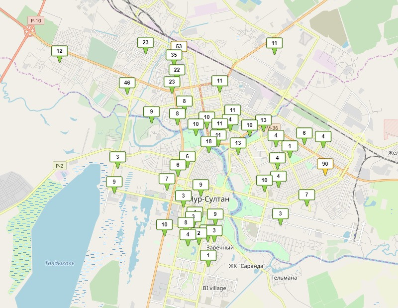 ەلوردالىقتار اۋا ساپاسىن وpendata.kz پورتالىنان تەكسەرە الادى