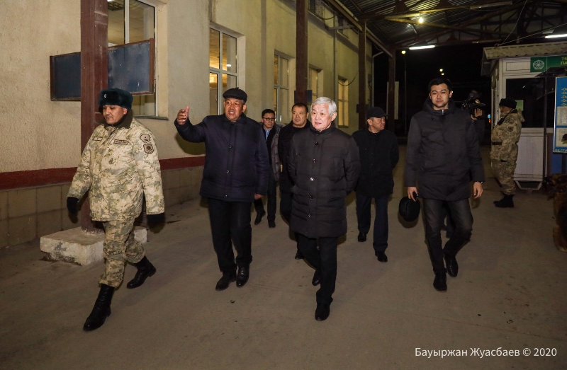 بەردىبەك ساپارباەۆ قورداي اۋدانىندا تۇنگى قاۋىپسىزدىكتىڭ قامتاماسىز ەتىلۋىن تەكسەردى