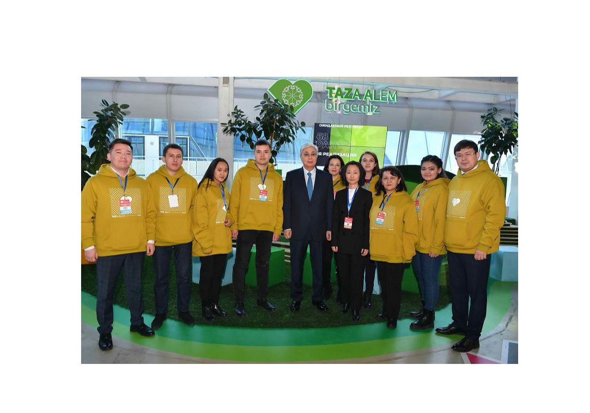 پرەزيدەنت «Birgemiz» اتتى رەسپۋبليكالىق ۆولونتەرلار فرونت-ءوفيسىنىڭ اشىلۋ راسىمىنە قاتىستى