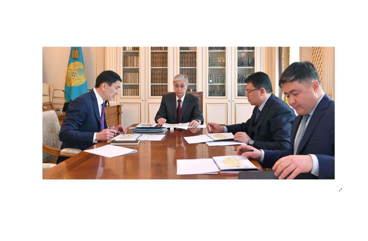 مەملەكەت باسشىسىنا ەكولوگيالىق كودەكستىڭ ازىرلەنۋ بارىسى جونىندە مالىمەت بەرىلدى