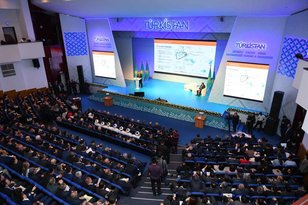 تۇركىستان: سۋ قۇبىرى مۇلدە جوق 43 ەلدى مەكەنگە ساپالى اۋىزسۋ جەتكىزىلدى