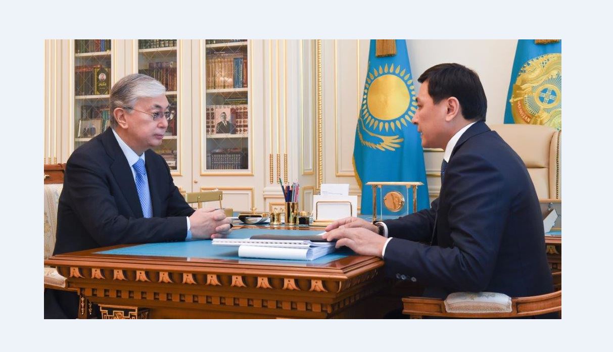 قاسىم-جومارت توقاەۆ نۇر-سۇلتان قالاسىنىڭ اكىمى التاي كولگىنوۆتى قابىلدادى