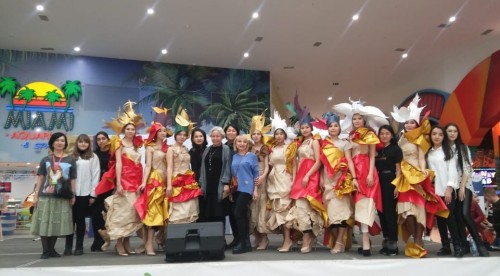 «Vivid creation» جوباسى اياسىندا  ستۋدەنت ديزاينەرلەردىڭ شىعارماشالىق جۇمىستارى قويىلدى